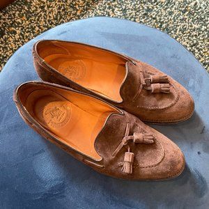 Brown Suede Tassel Loafer from The Armoury (Hudson Loafer) (7UK)